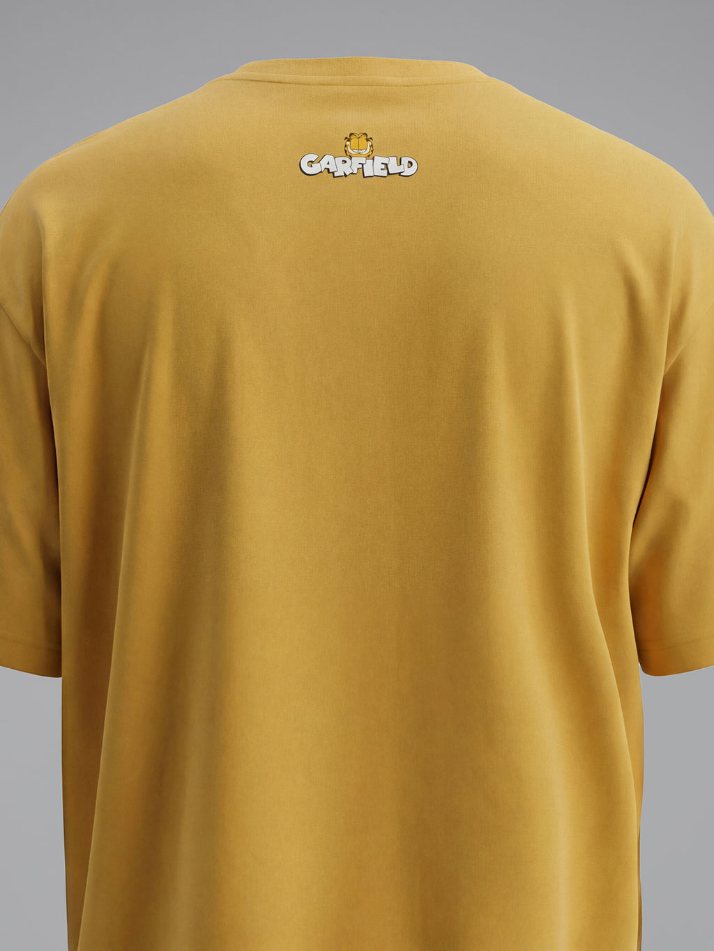 Highlander Men Mustard Garfield Printed Round Neck T-Shirt - Mustard - Image 2