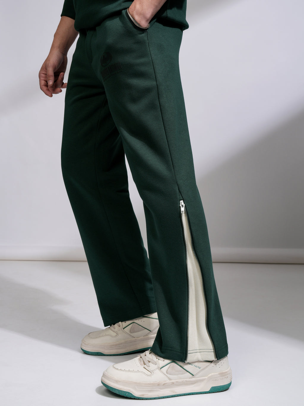 DC By Highlander Men Olive Batman Straight Fit Printed Track Pants - Olive - Image 1