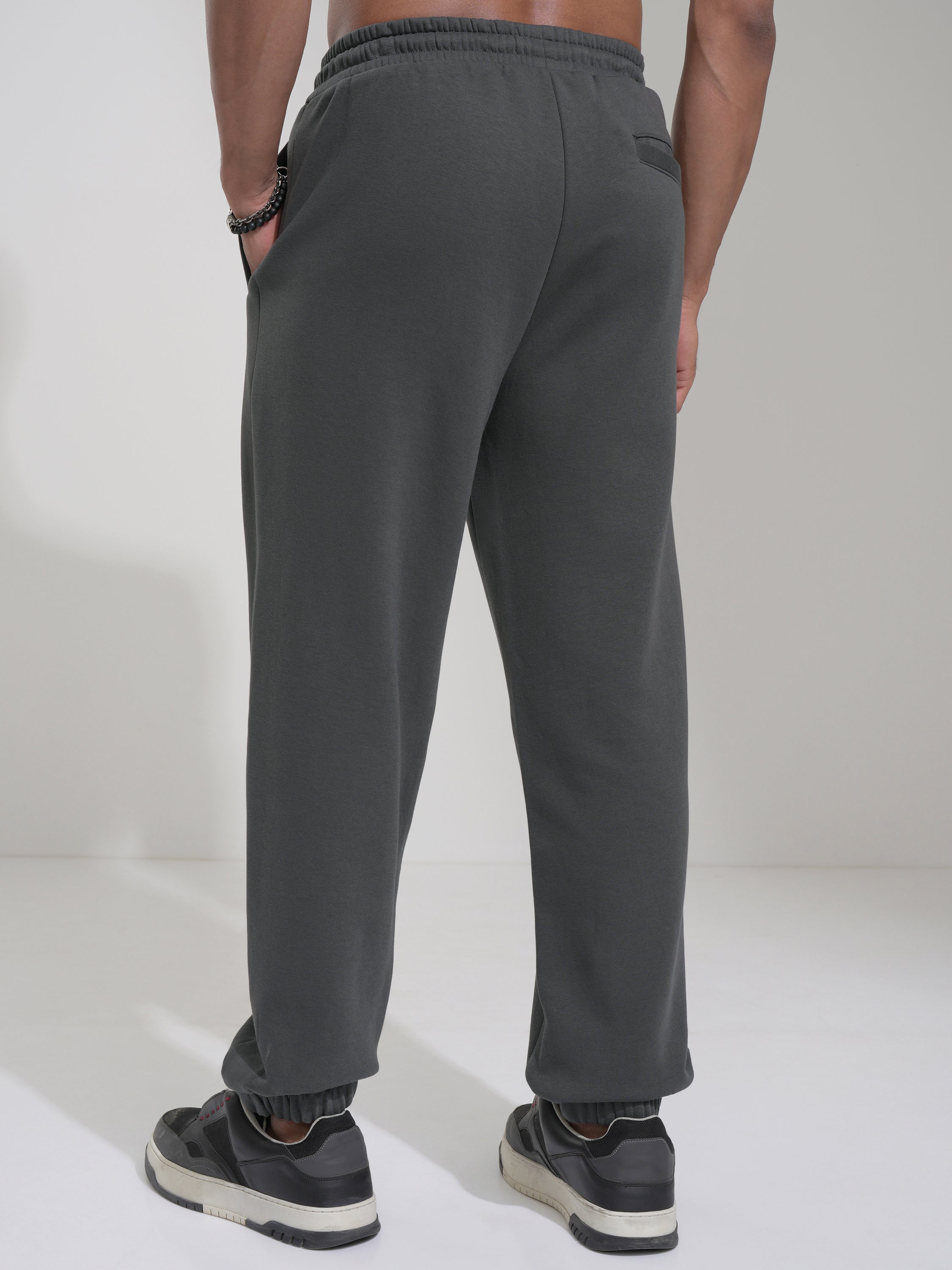 DC By Highlander Men Grey Batman Straight Fit Printed Joggers - Grey - Image 3
