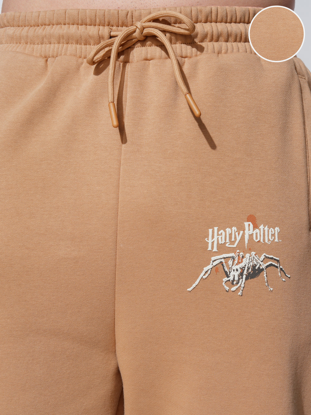 WB By Highlander Men Brown Harry Potter Straight Fit Printed Joggers - Brown - Image 5