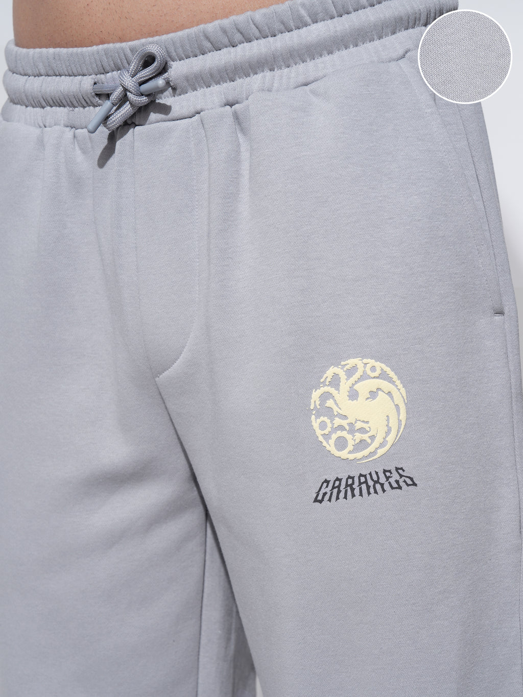 WB By Highlander Men Grey Game Of Thrones Straight Fit Printed Track Pants - Grey - Image 5
