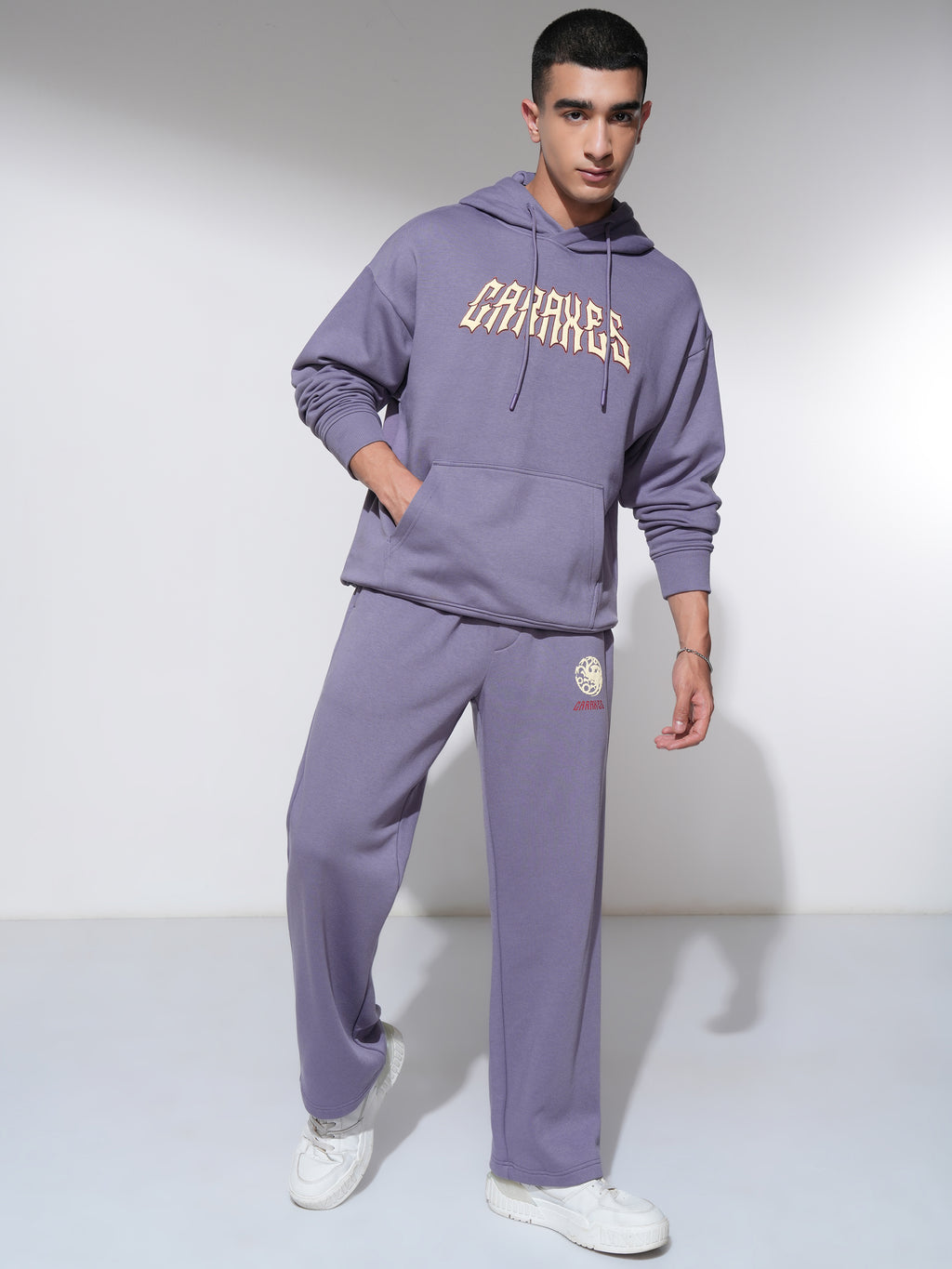 WB By Highlander Men Purple Game Of Thrones Straight Fit Printed Joggers - Purple - Image 2