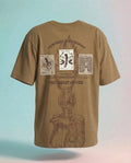 WB By Highlander Men Harry Potter Brown Applique Round Neck T-Shirt - Brown - Image 1
