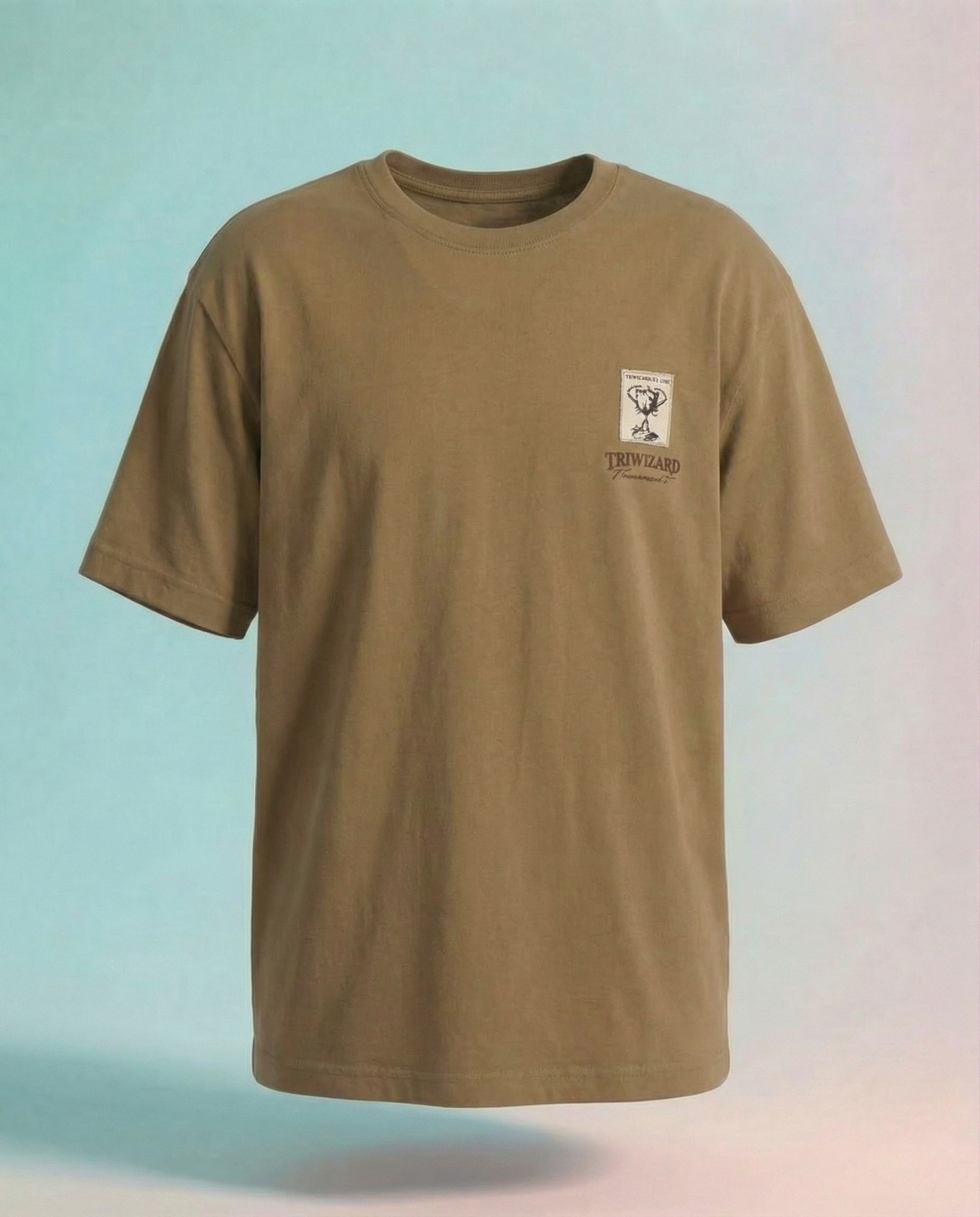 WB By Highlander Men Harry Potter Brown Applique Round Neck T-Shirt - Brown - Image 2