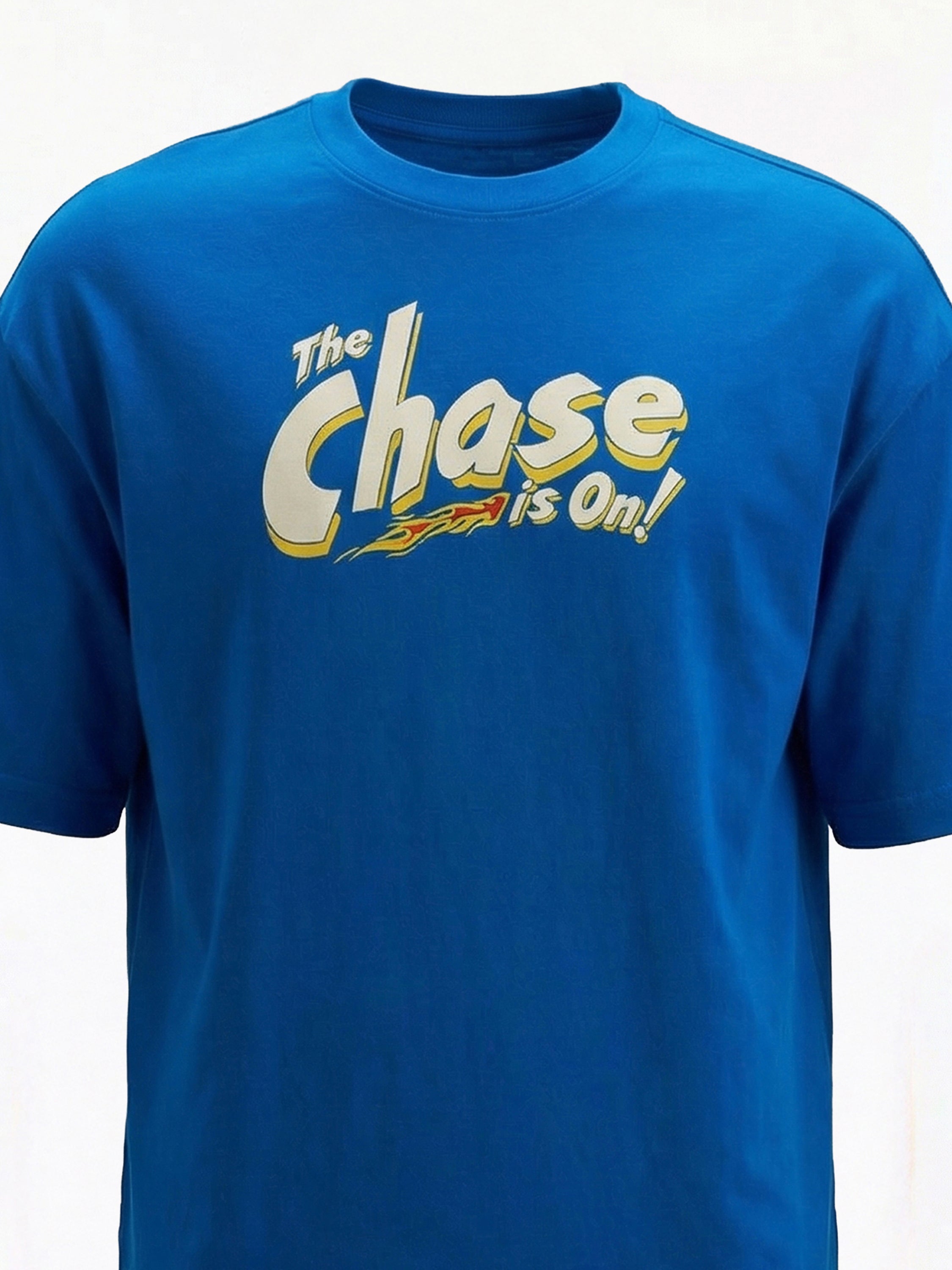 WB By Highlander Men Blue Tom And Jerry Printed Round Neck T-Shirt - Blue - Image 1