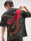 WB By Highlander Men Black Harry Potter Printed Round Neck T-Shirt - Black - Image 1