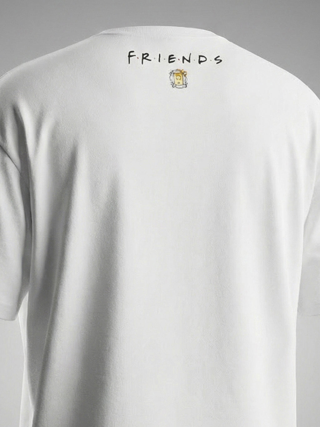 Highlander Men White FRIENDS Printed Round Neck T-Shirt - White - Image 2