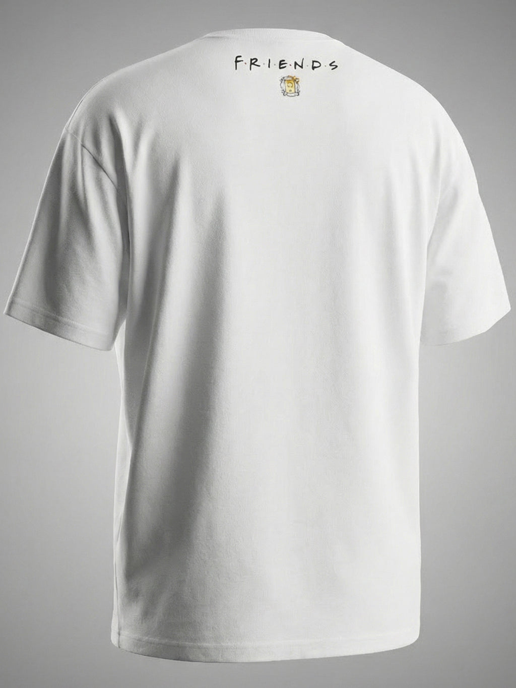 Highlander Men White FRIENDS Printed Round Neck T-Shirt - White - Image 8