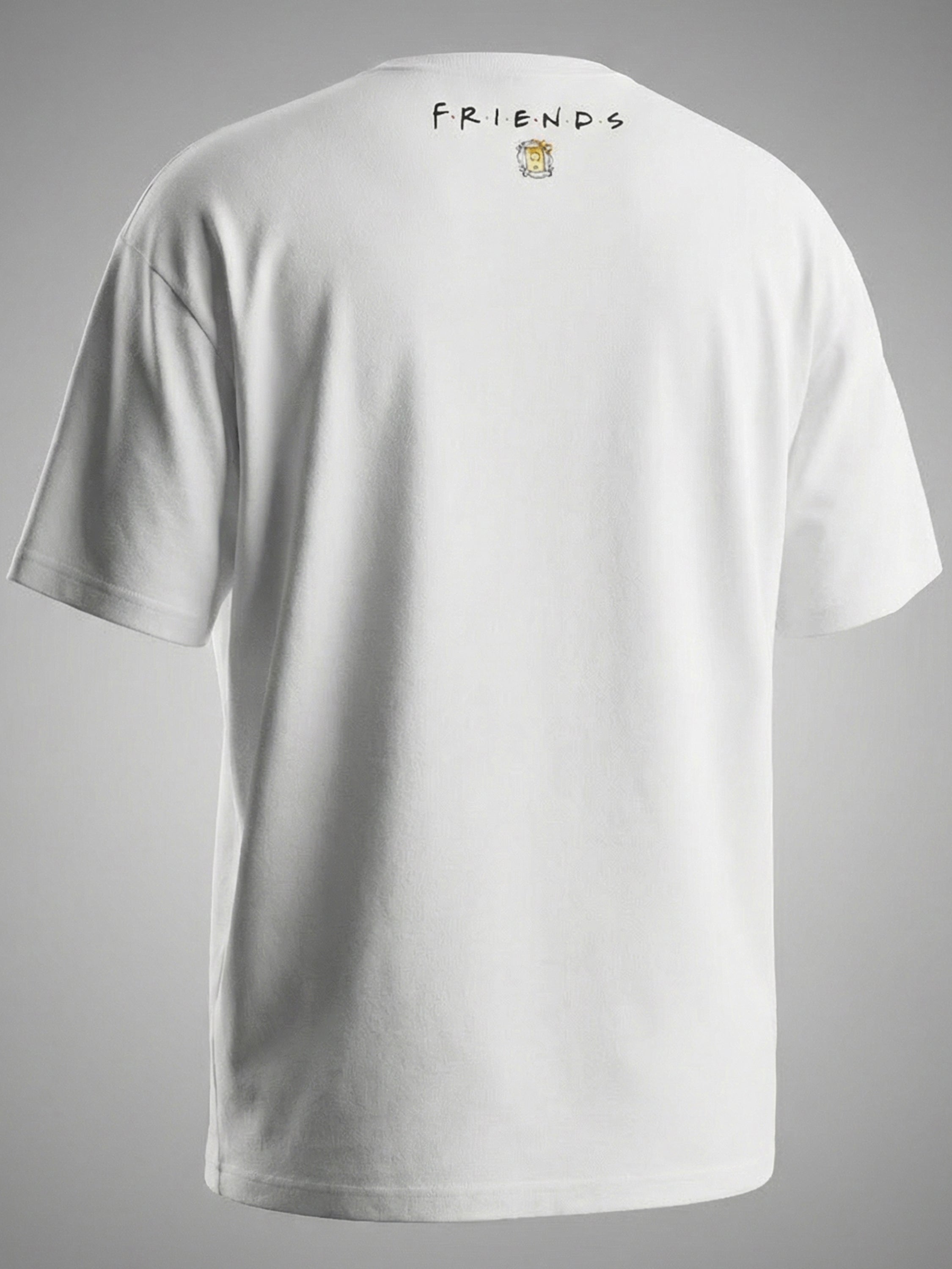 Highlander Men White FRIENDS Printed Round Neck T-Shirt - White - Image 8