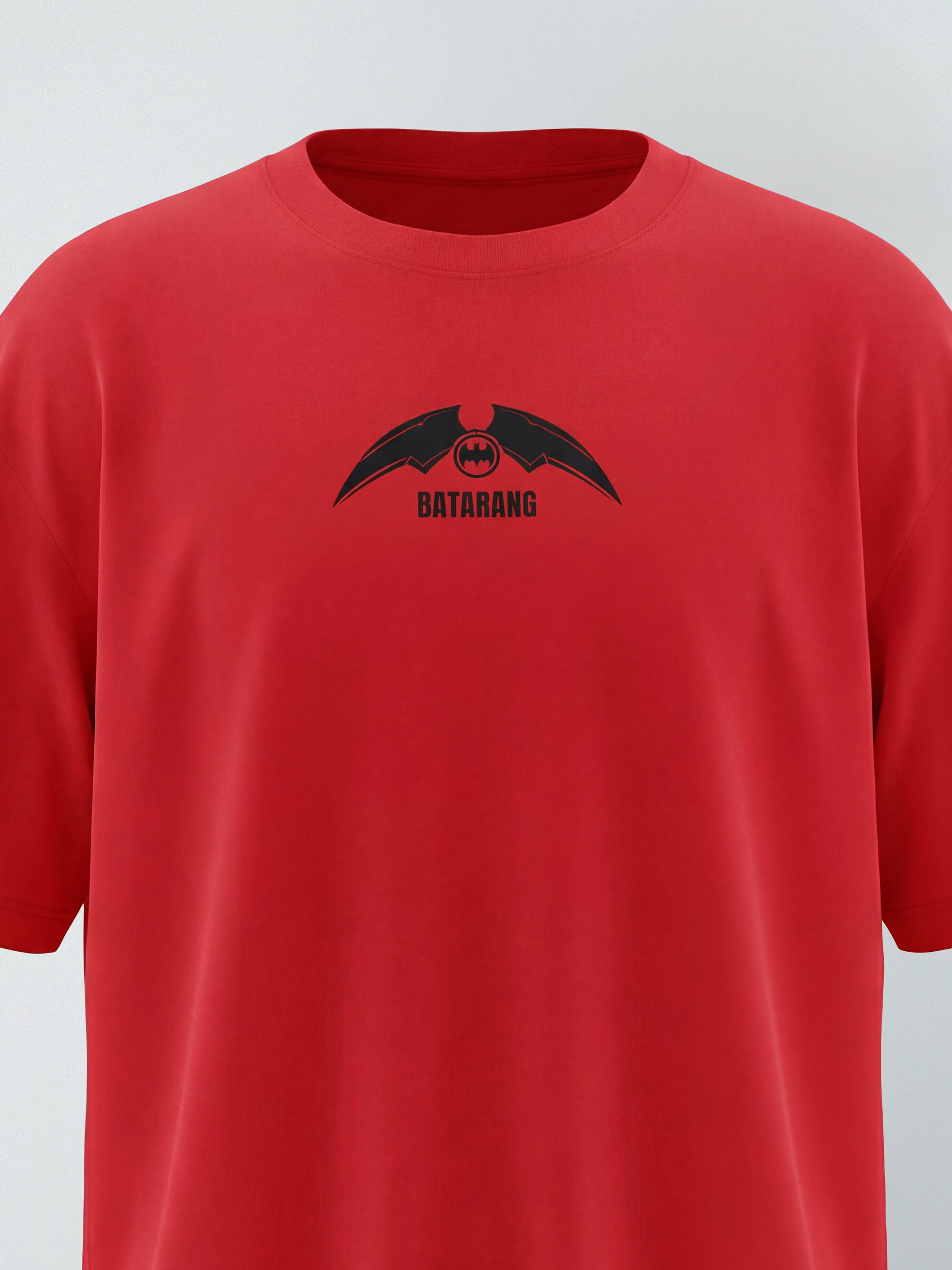 DC By Highlander Men Black Batman Printed Round Neck T-Shirt - Black - Image 3
