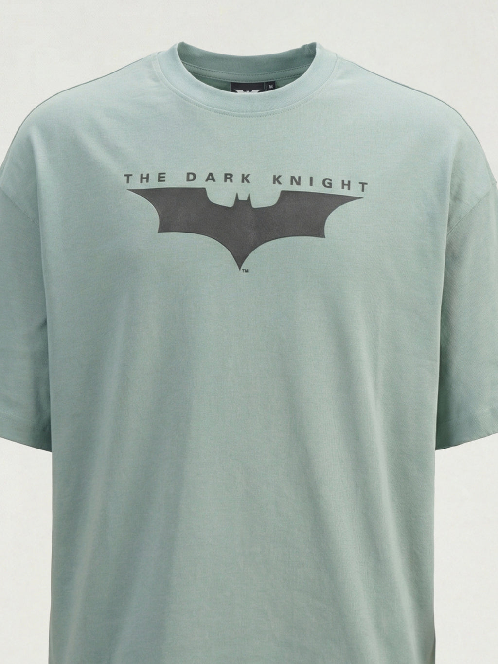 DC By Highlander Men Green Batman Printed Round Neck Oversized Fit T-Shirt - Green - Image 2