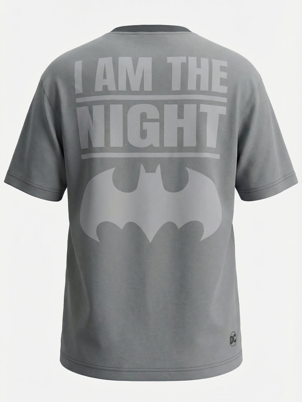 DC By Highlander Men Black Batman Printed Round Neck T-Shirt - Black - Image 8