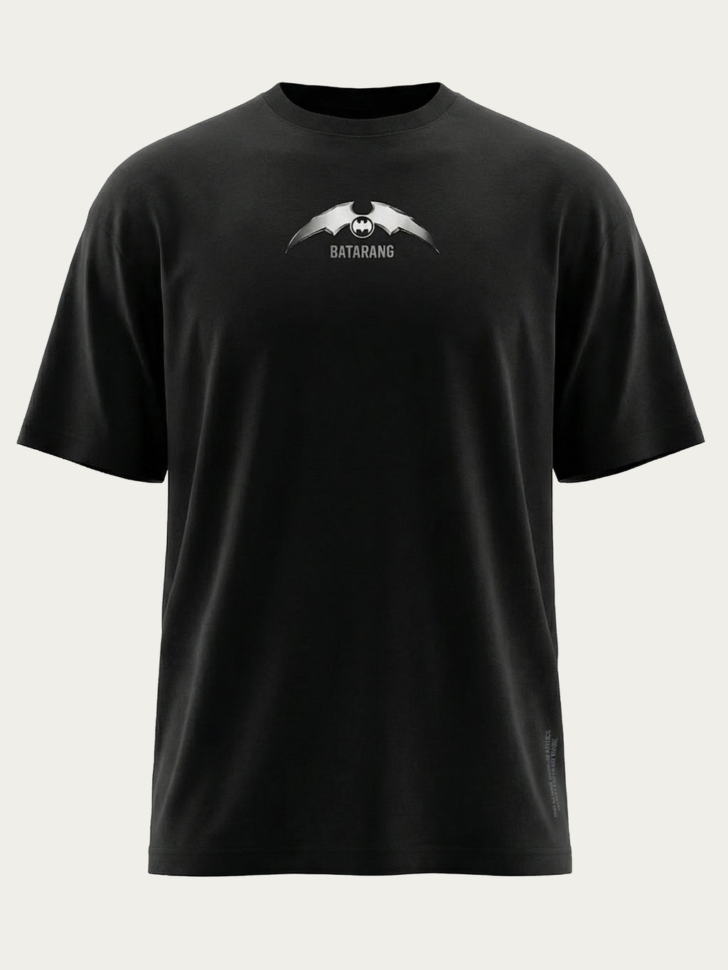DC By Highlander Men Black Batman Printed Round Neck T-Shirt - Black - Image 9
