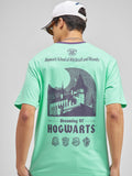 WB By Highlander Men Green Harry Potter Printed Round Neck T-Shirt - Green - Image 1