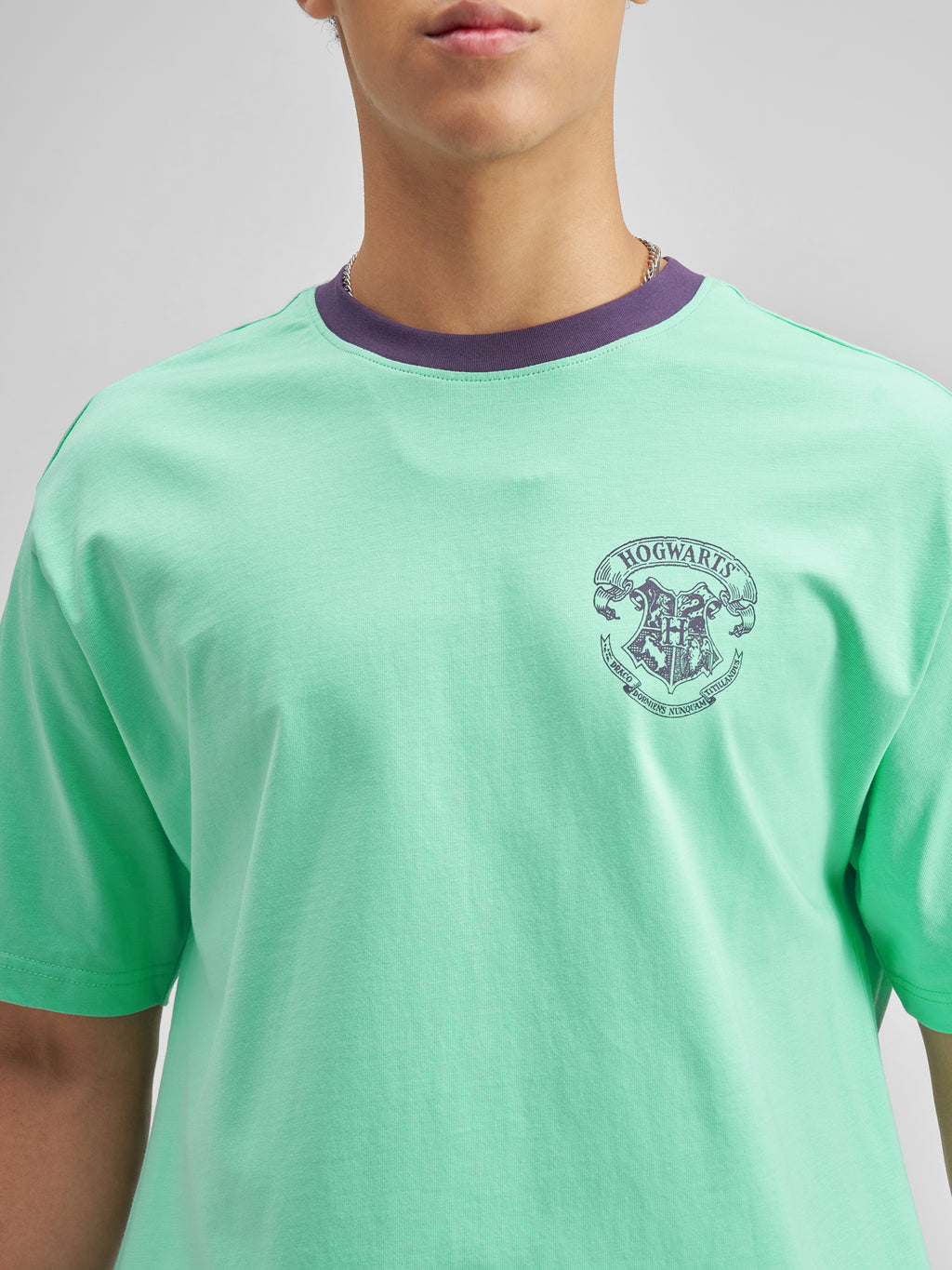 WB By Highlander Men Green Harry Potter Printed Round Neck T-Shirt - Green - Image 7