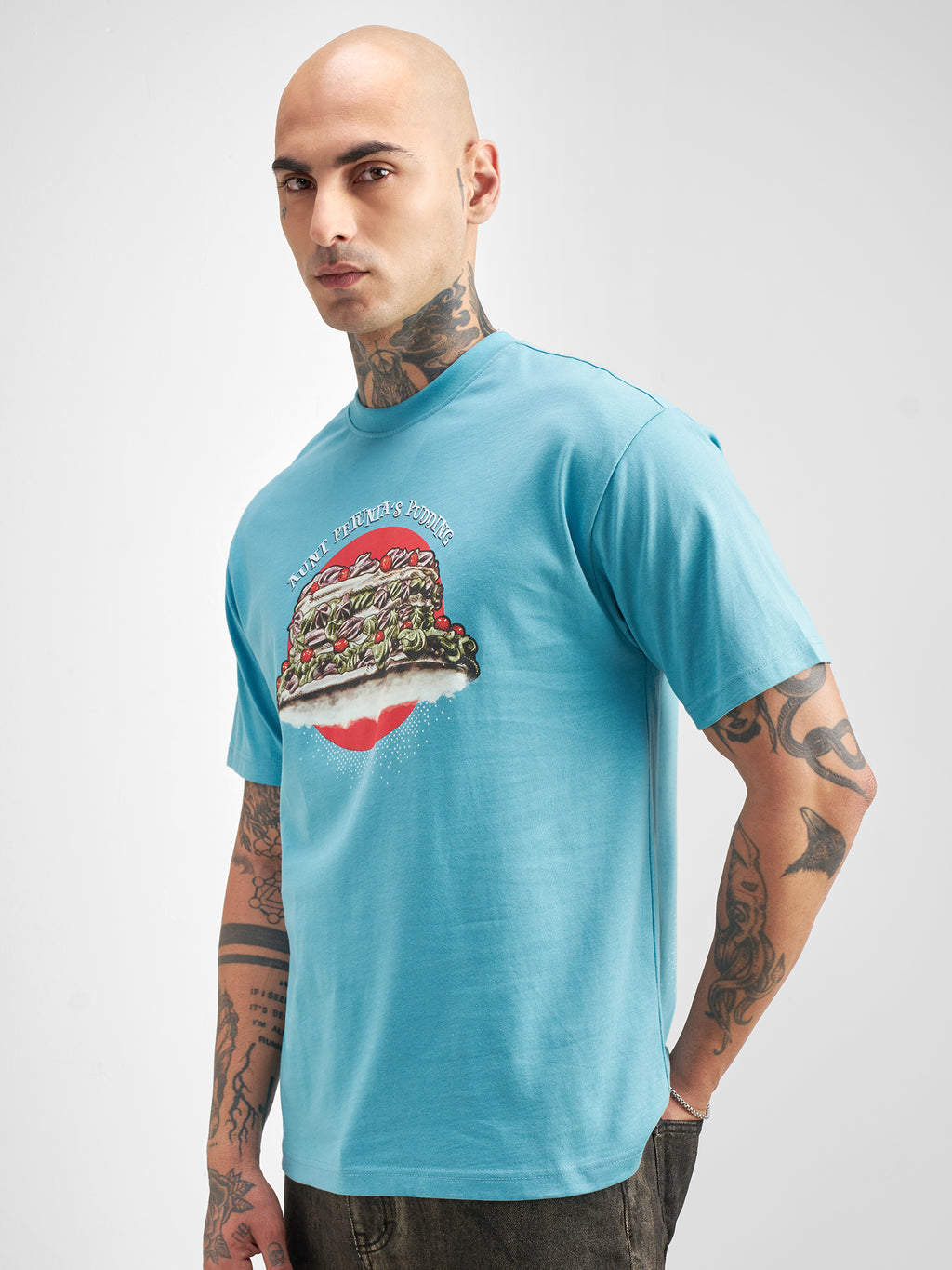 WB By Highlander Men Blue Harry Potter Printed Round Neck T-Shirt - Blue - Image 4