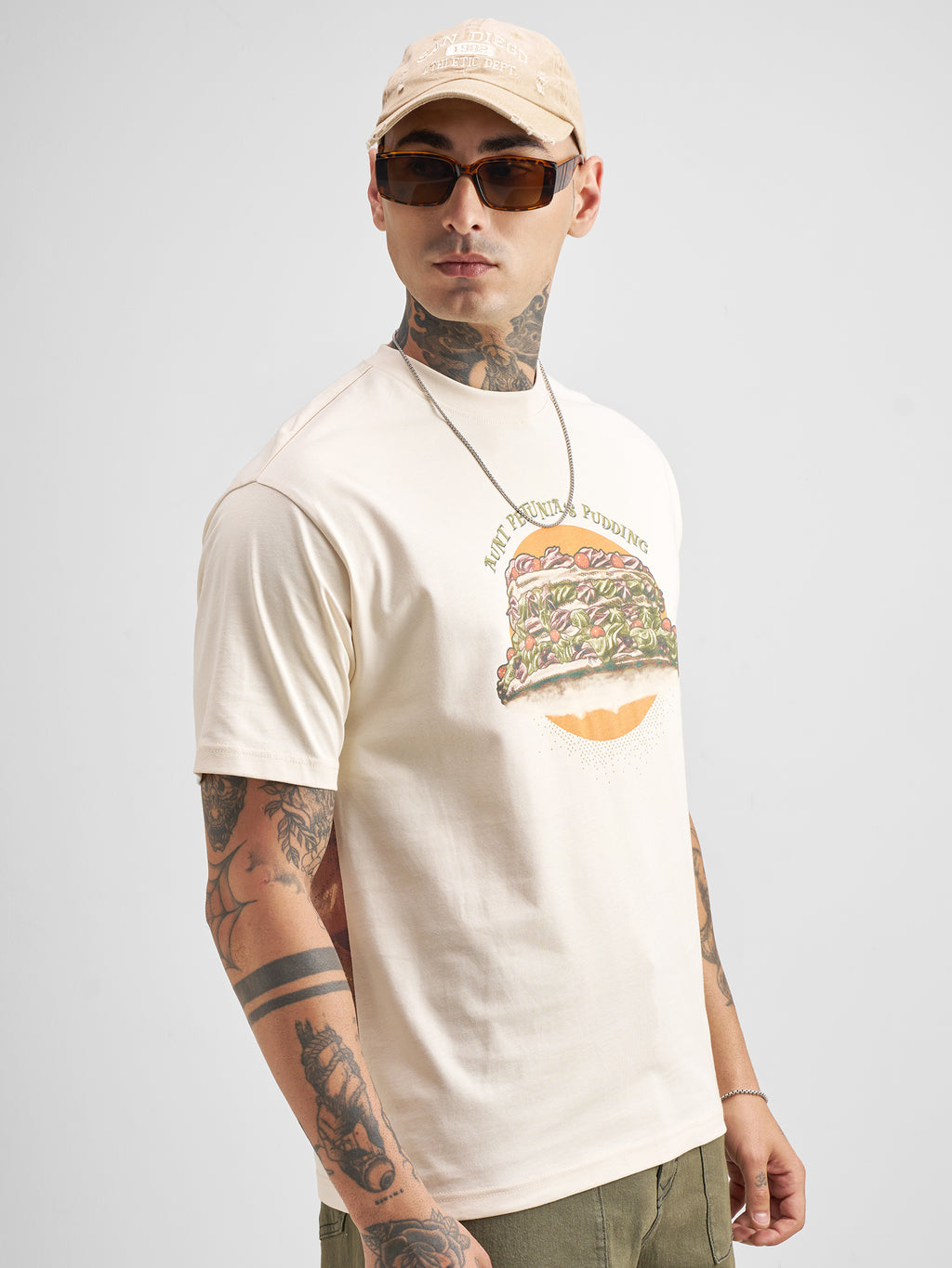 WB By Highlander Men Cream Harry Potter Printed Round Neck T-Shirt - Cream - Image 6