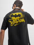 Dc By Highlander Men Black Printed Round Neck T-Shirt - Black - Image 1