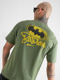 Dc By Highlander Men Olive Printed Round Neck T-Shirt - Olive - Image 1