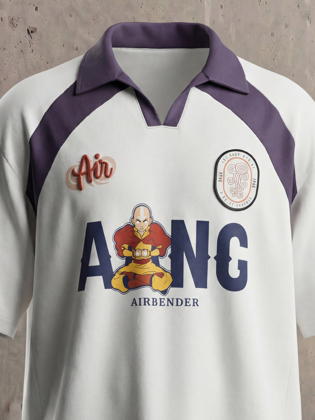 Highlander Men White Avatar Printed Polo Collar T-Shirt - White - Image 1