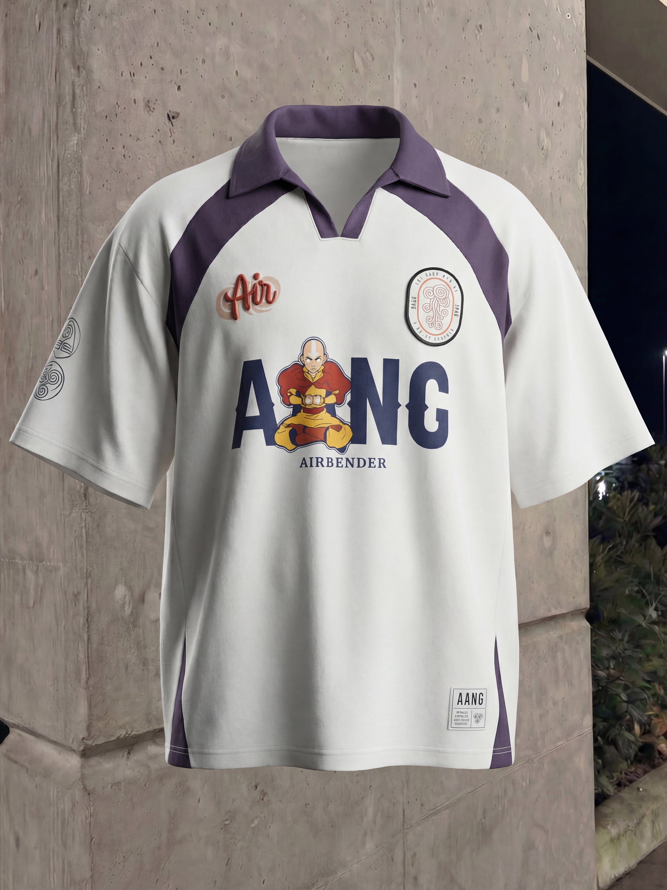 Highlander Men White Avatar Printed Polo Collar T-Shirt - White - Image 8