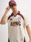 Highlander Men Beige Avatar Printed Polo Collar T-Shirt - Beige - Image 1