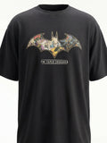 DC By Highlander Men Black Batman Printed Round Neck T-Shirt - Black - Image 1