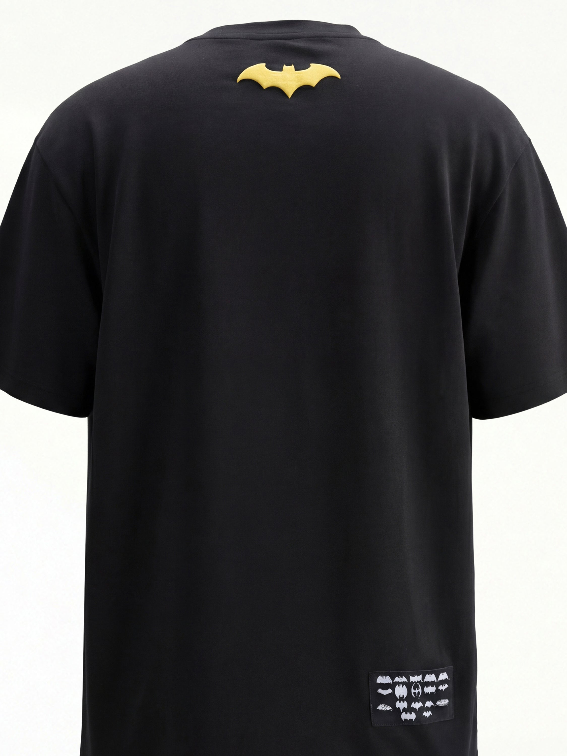 DC By Highlander Men Black Batman Printed Round Neck T-Shirt - Black - Image 2