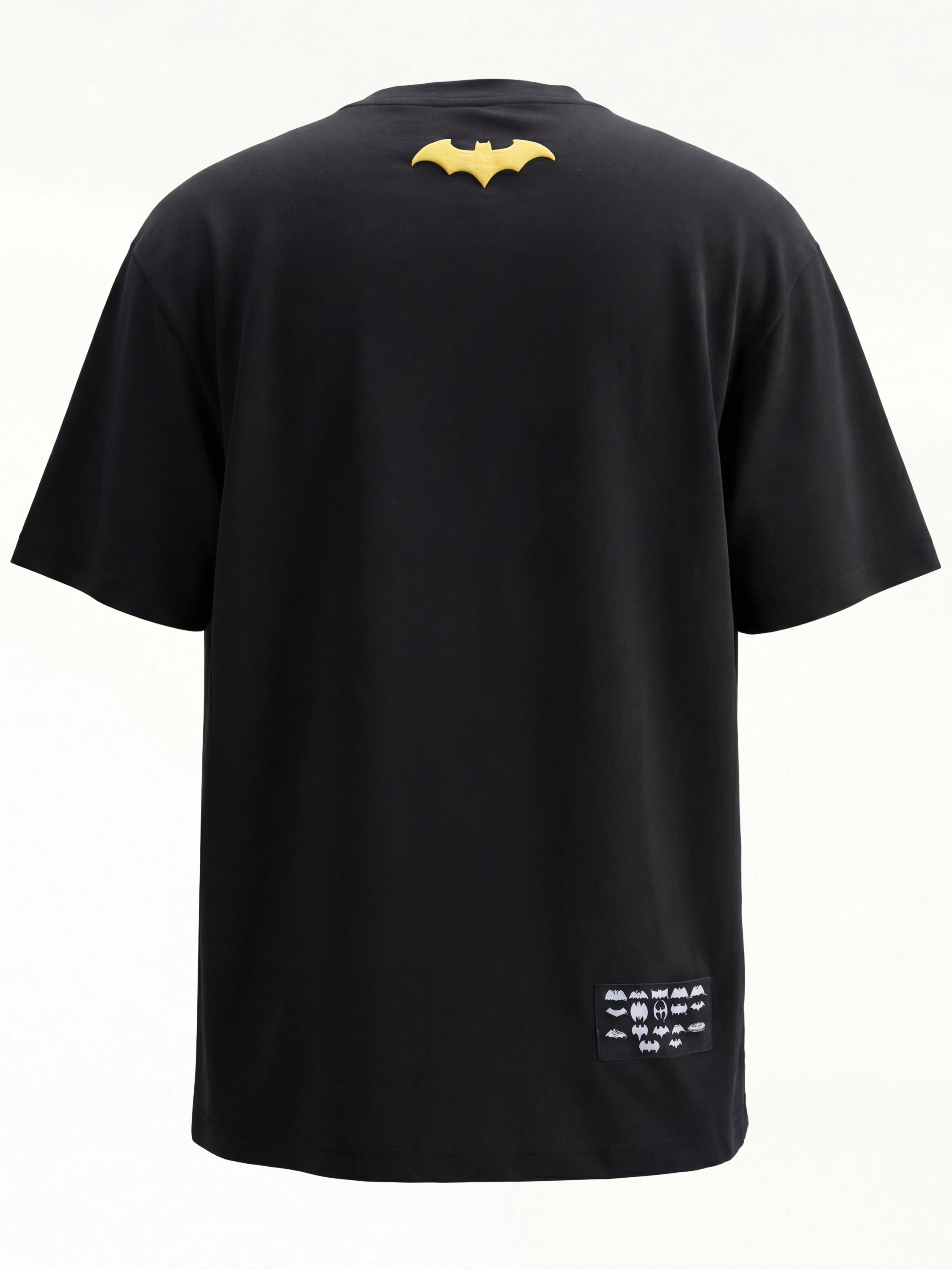 DC By Highlander Men Black Batman Printed Round Neck T-Shirt - Black - Image 9