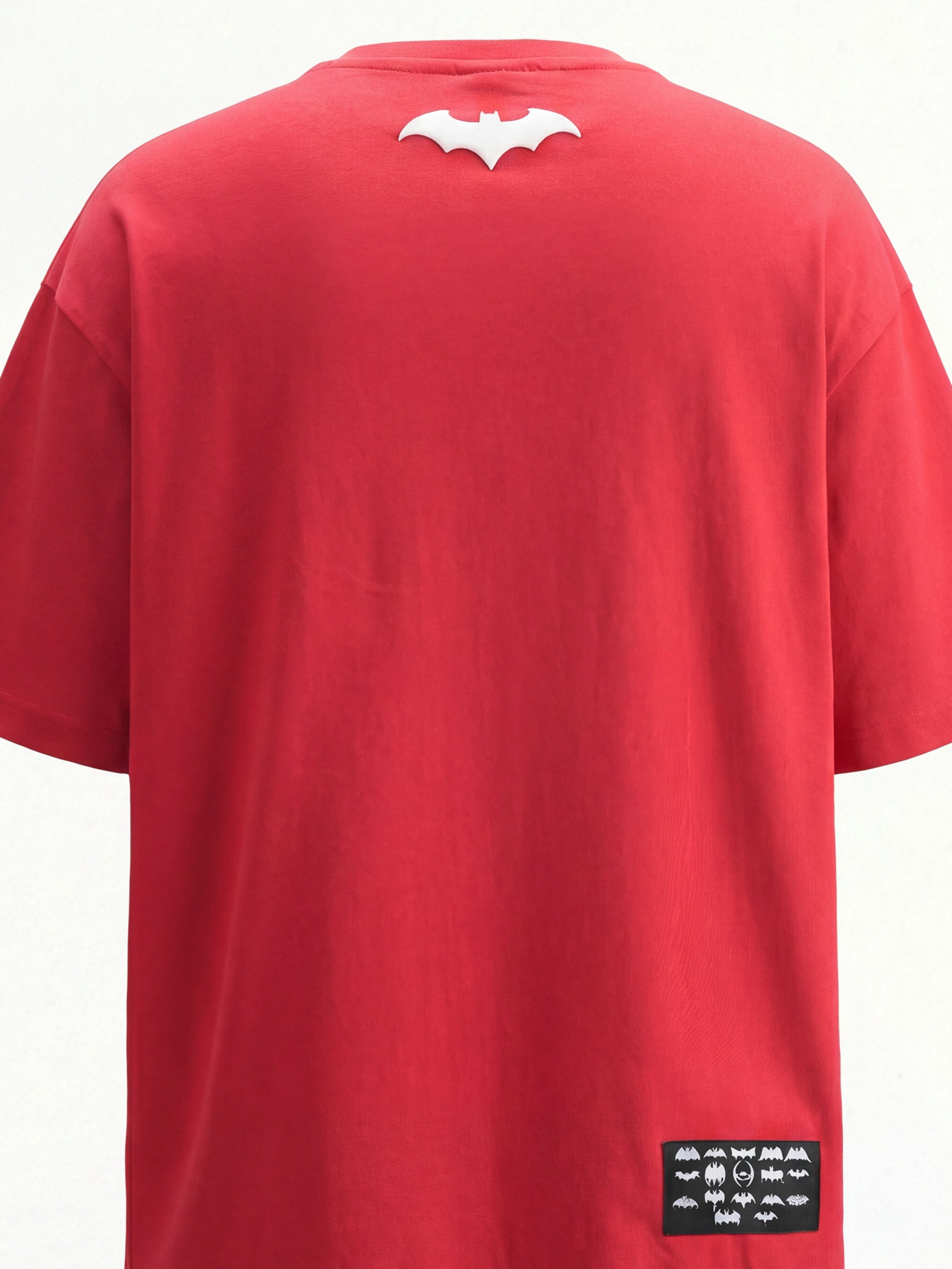 DC By Highlander Men Red Batman Printed Round Neck T-Shirt - Red - Image 2