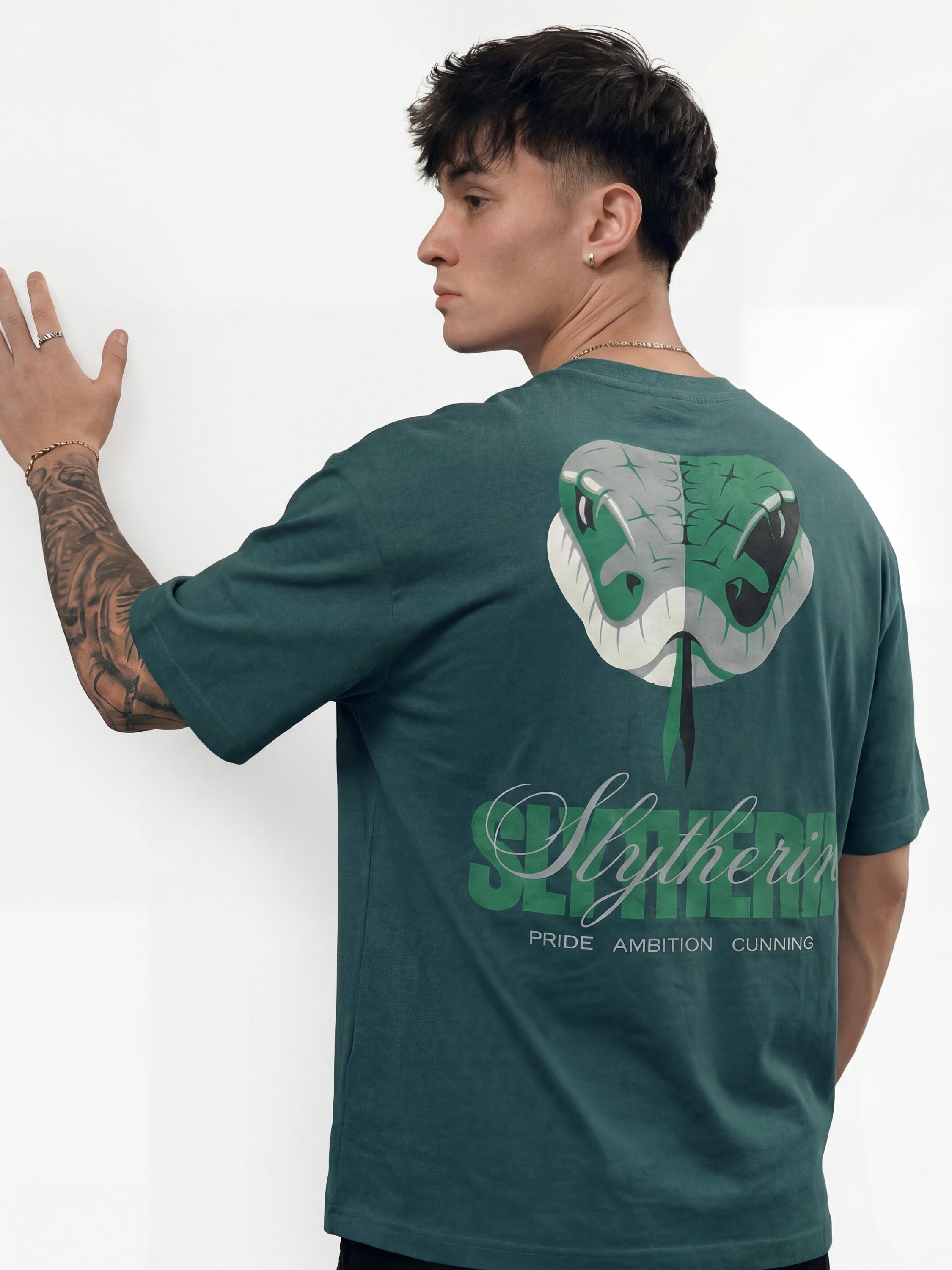 WB By Highlander Men Green Harry Potter Printed Round Neck T-Shirt - Green - Image 3