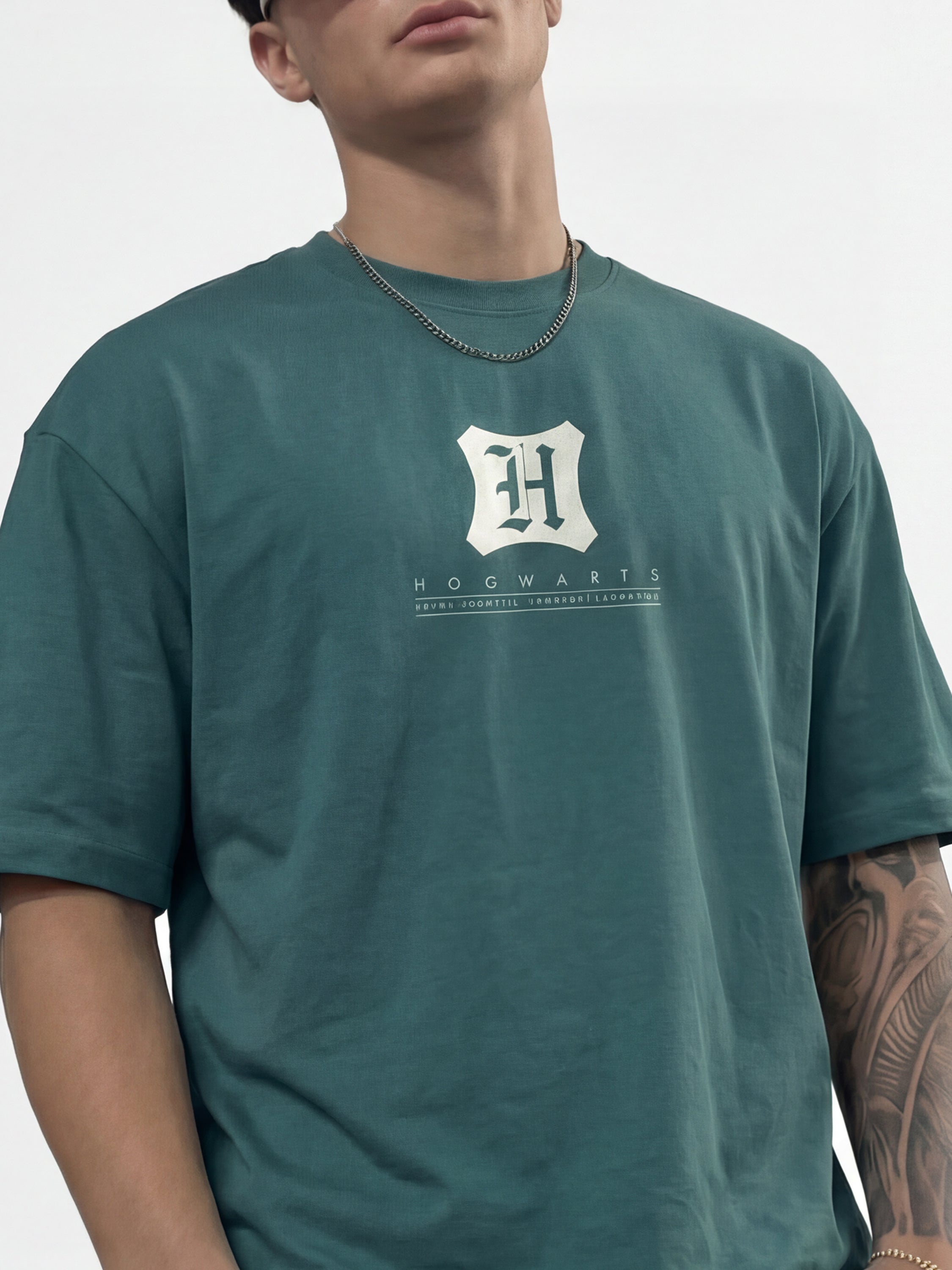 WB By Highlander Men Green Harry Potter Printed Round Neck T-Shirt - Green - Image 7