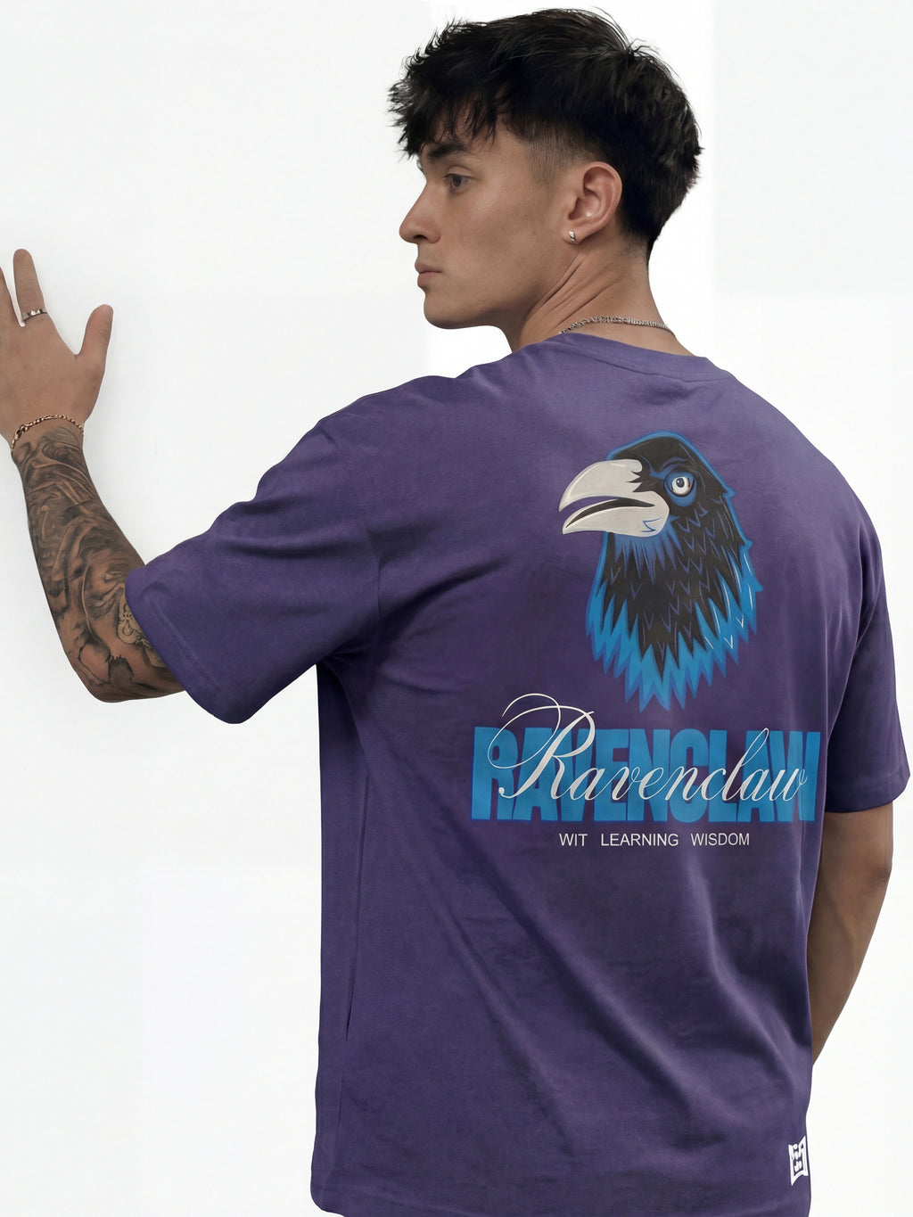 WB By Highlander Men Blue Harry Potter Printed Round Neck T-Shirt - Blue - Image 3