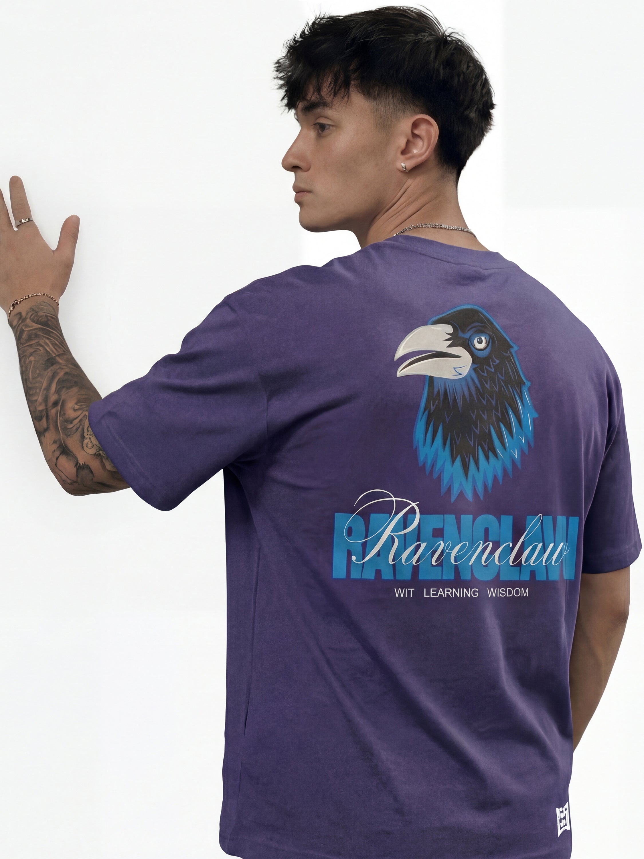 WB By Highlander Men Blue Harry Potter Printed Round Neck T-Shirt - Blue - Image 3