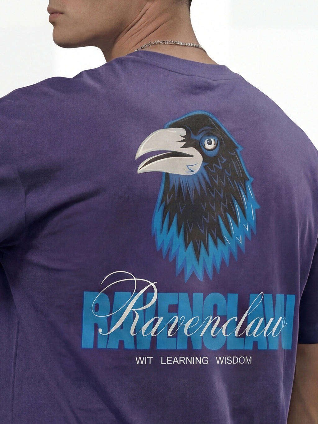 WB By Highlander Men Blue Harry Potter Printed Round Neck T-Shirt - Blue - Image 7