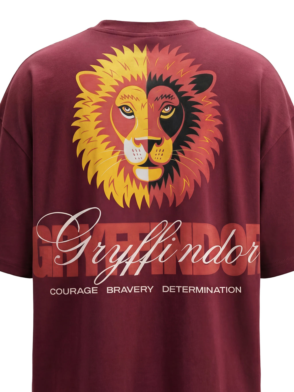 WB By Highlander Men Maroon Harry Potter Harry Potter Harry Potter Harry Potter Printed Round Neck T-Shirt - Maroon - Image 1