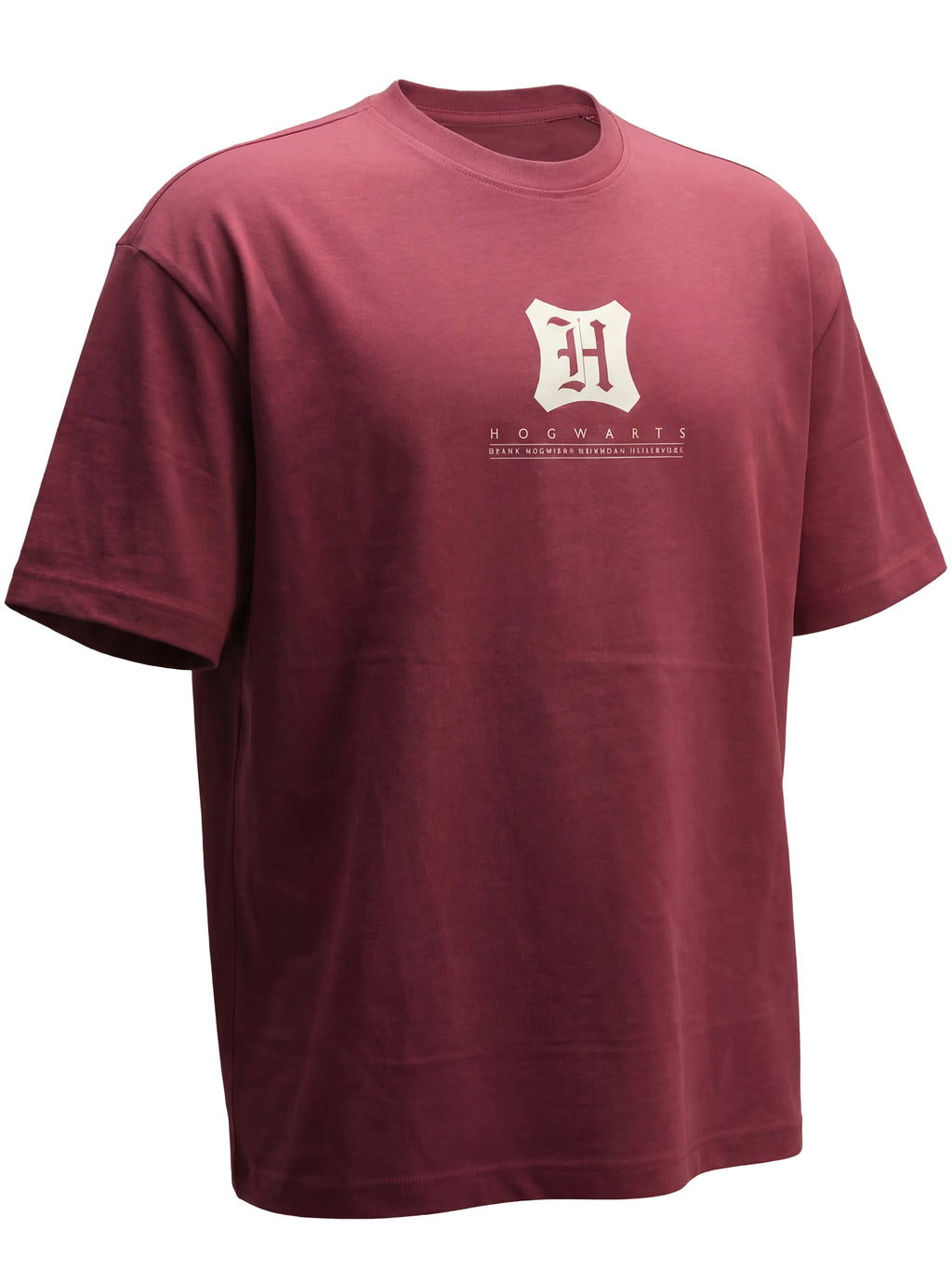 WB By Highlander Men Maroon Harry Potter Harry Potter Harry Potter Harry Potter Printed Round Neck T-Shirt - Maroon - Image 2