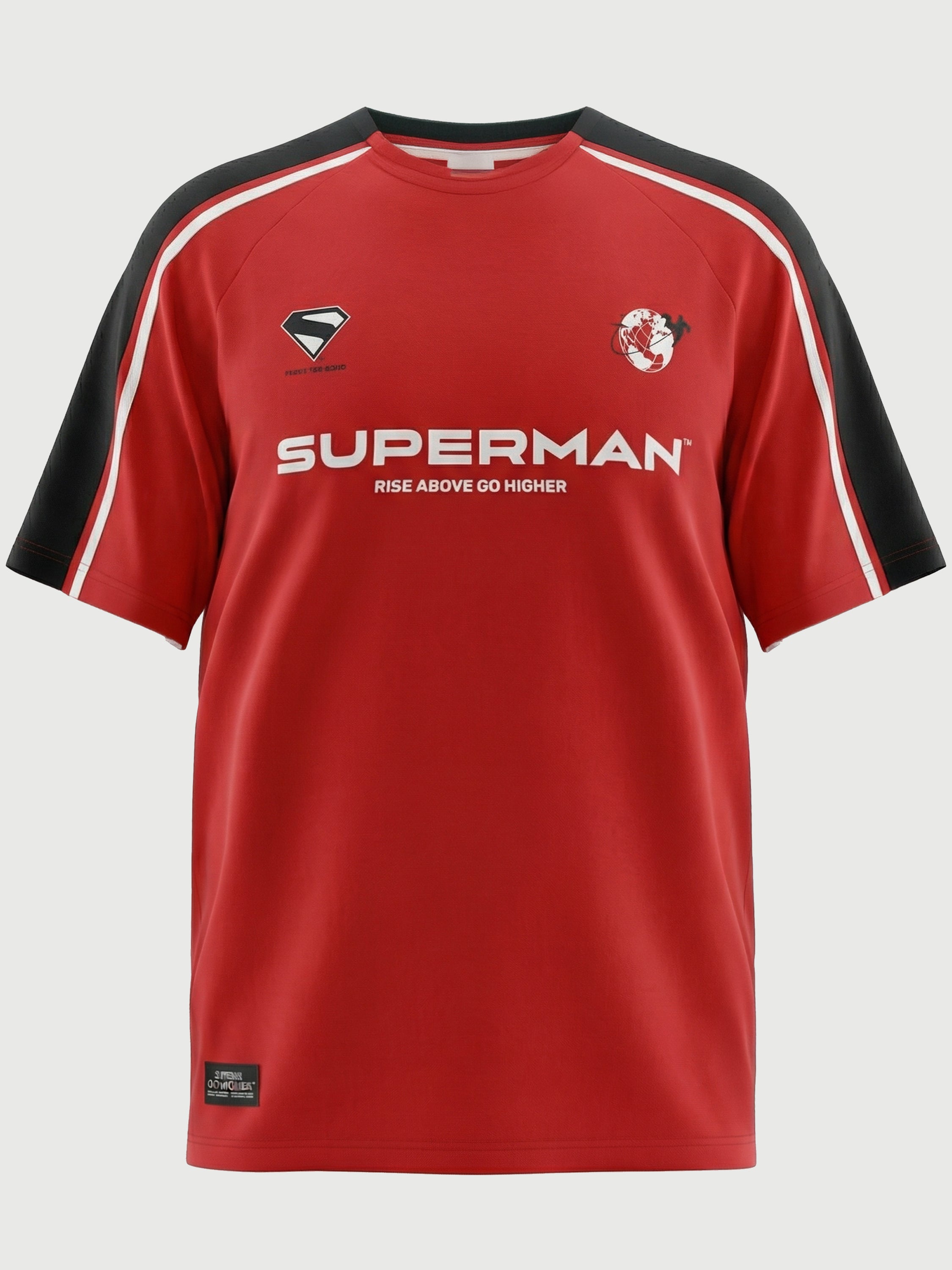 DC By Highlander Men Red Superman Printed Round Neck T-Shirt - Red - Image 2