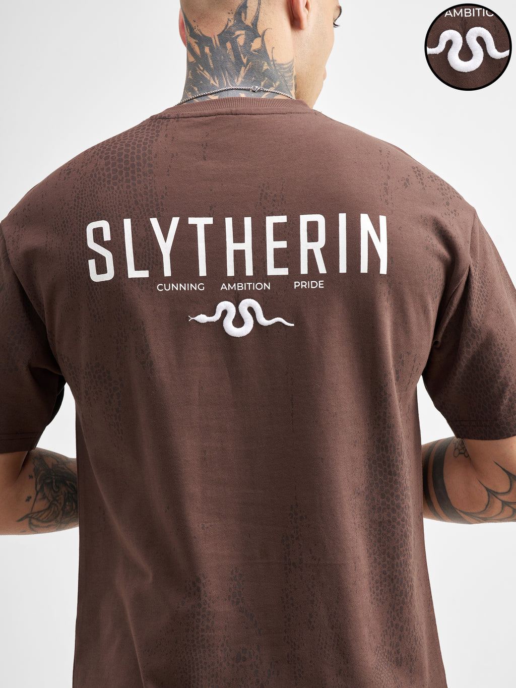 WB By Highlander Men Brown Harry Potter Printed Round Neck T-Shirt - Brown - Image 5