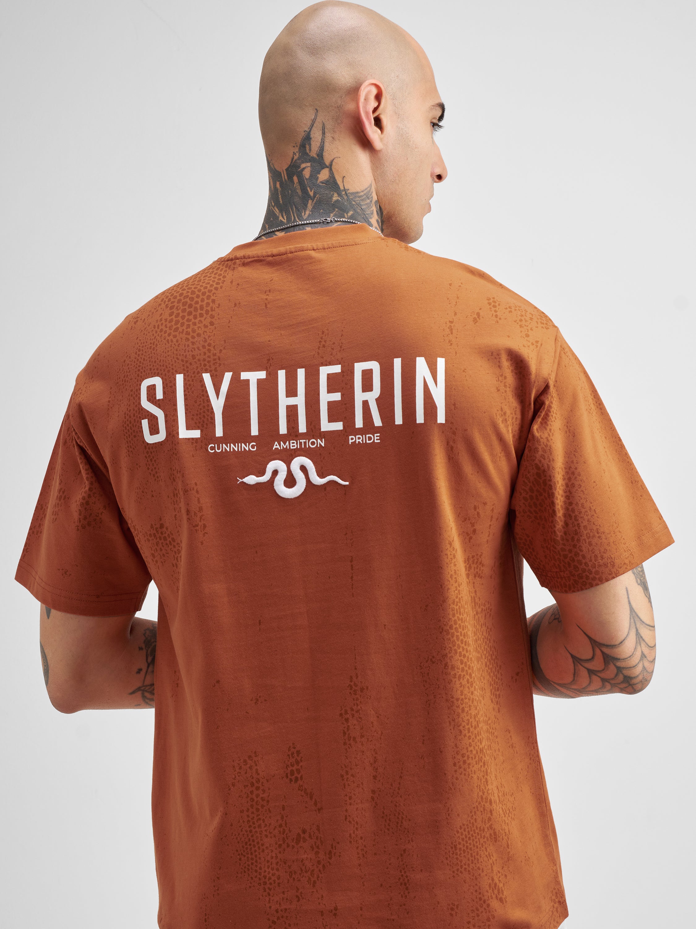 WB By Highlander Men Rust Harry Potter Printed Round Neck T-Shirt - Rust - Image 1