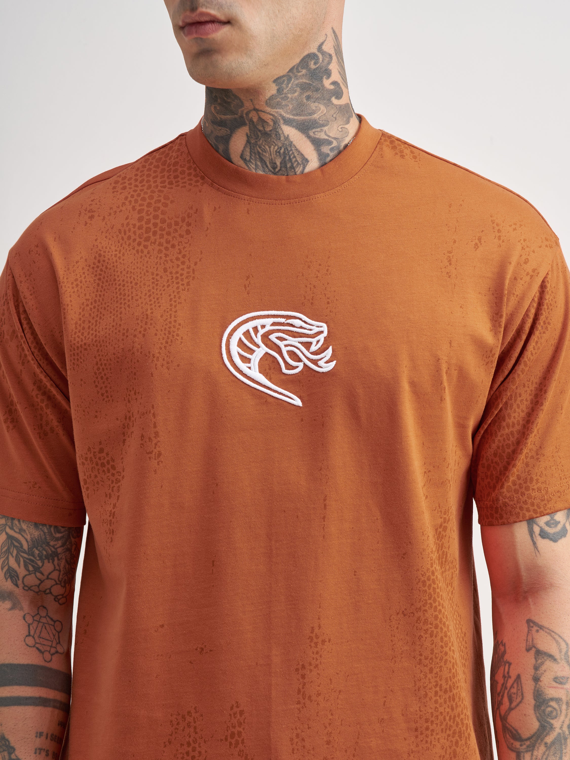 WB By Highlander Men Rust Harry Potter Printed Round Neck T-Shirt - Rust - Image 7