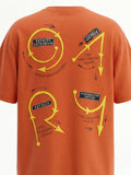 WB By Highlander Men Orange Harry Potter Printed Round Neck T-Shirt - Orange - Image 1