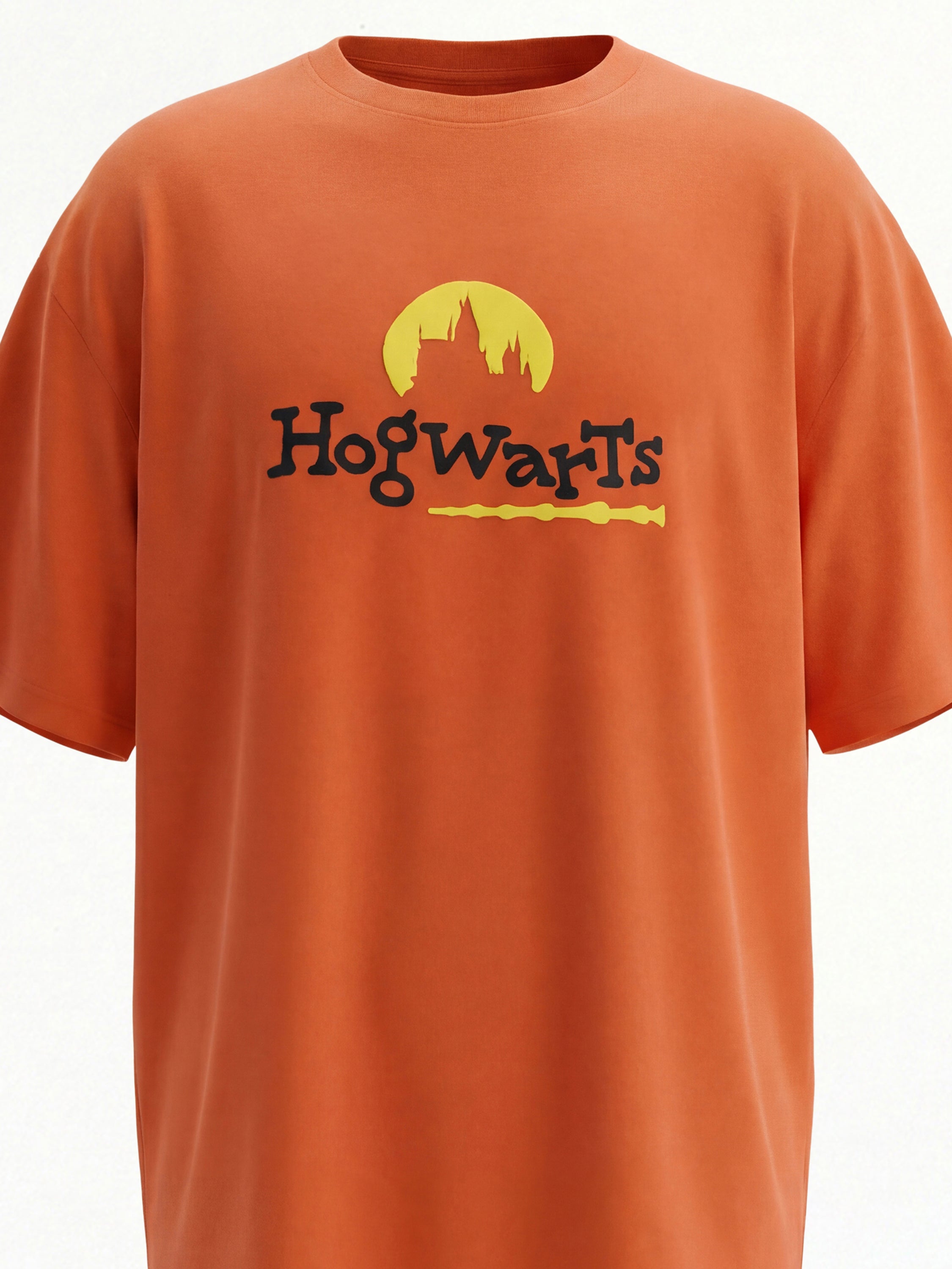 WB By Highlander Men Orange Harry Potter Printed Round Neck T-Shirt - Orange - Image 2