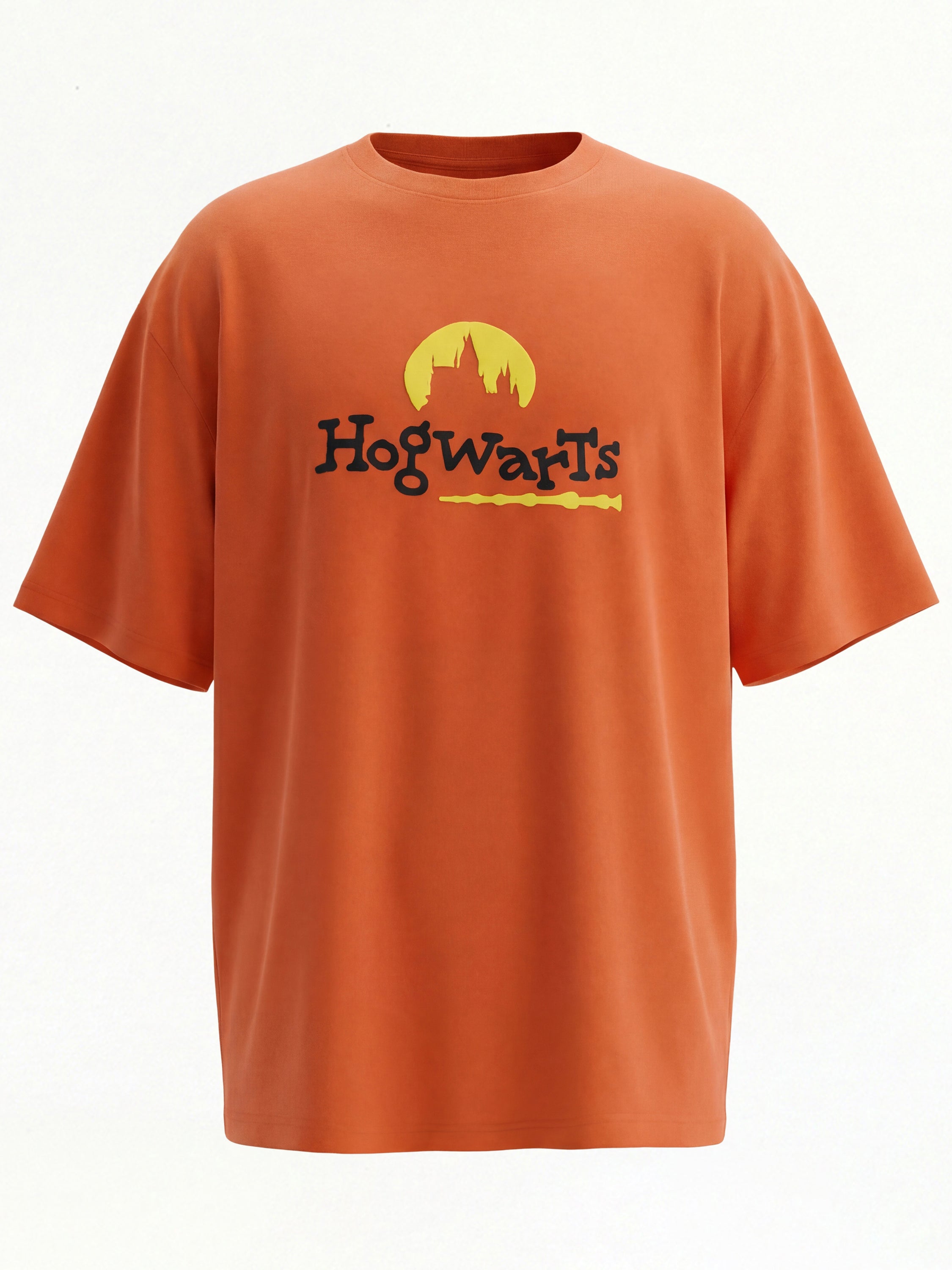 WB By Highlander Men Orange Harry Potter Printed Round Neck T-Shirt - Orange - Image 8