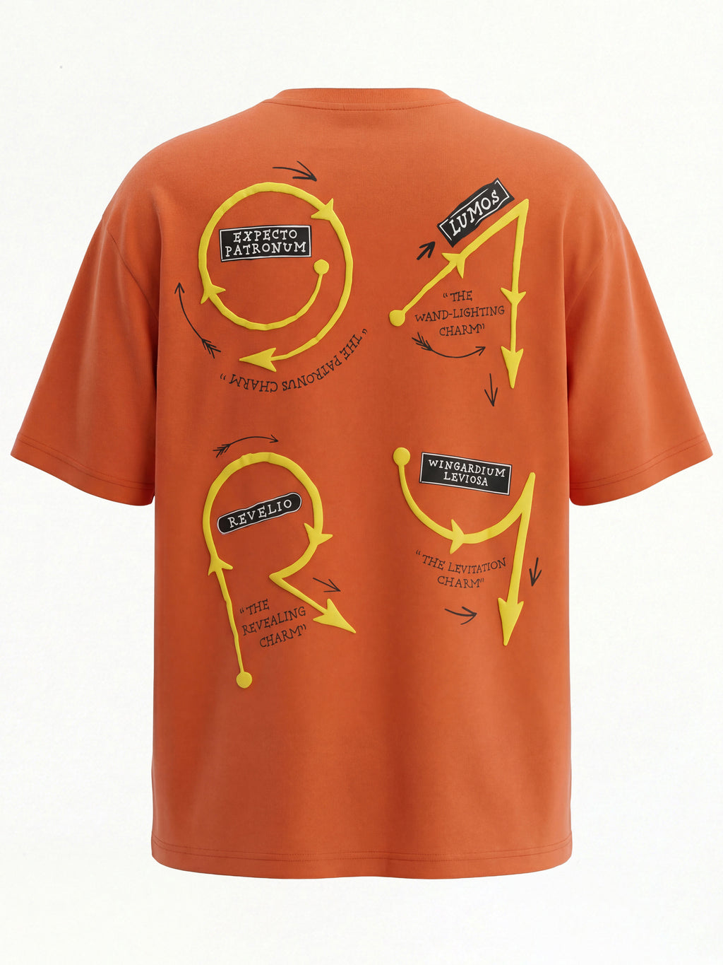 WB By Highlander Men Orange Harry Potter Printed Round Neck T-Shirt - Orange - Image 9