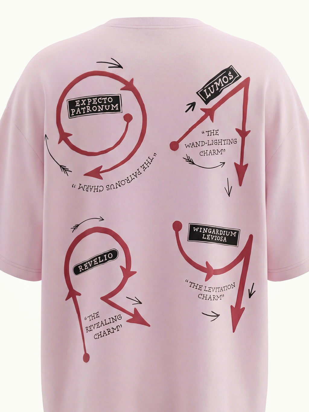 WB By Highlander Men Pink Harry Potter Printed Round Neck T-Shirt - Pink - Image 1