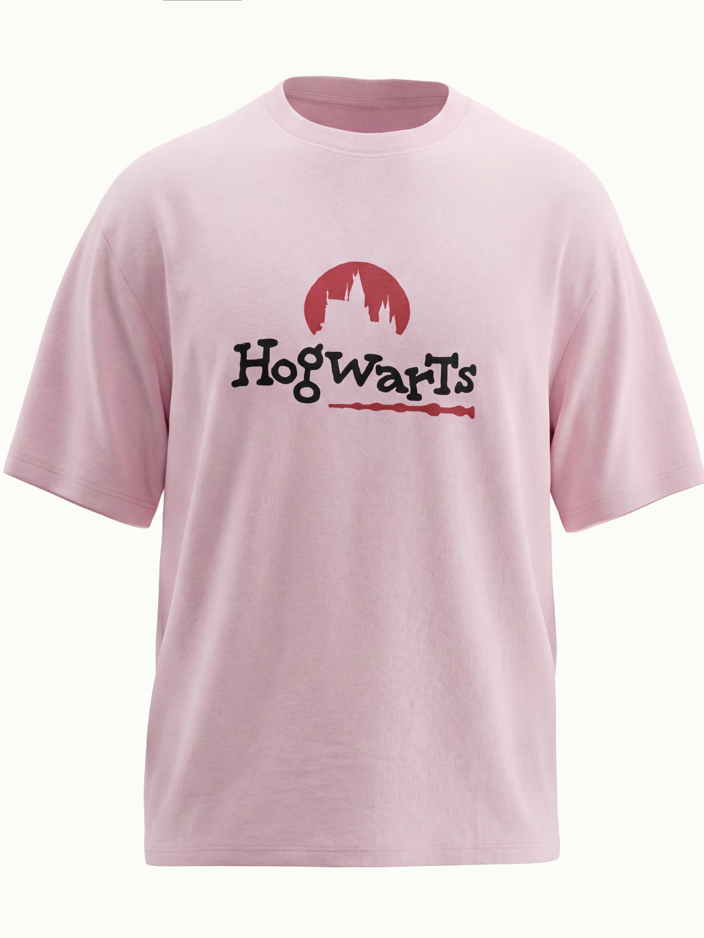WB By Highlander Men Pink Harry Potter Printed Round Neck T-Shirt - Pink - Image 8