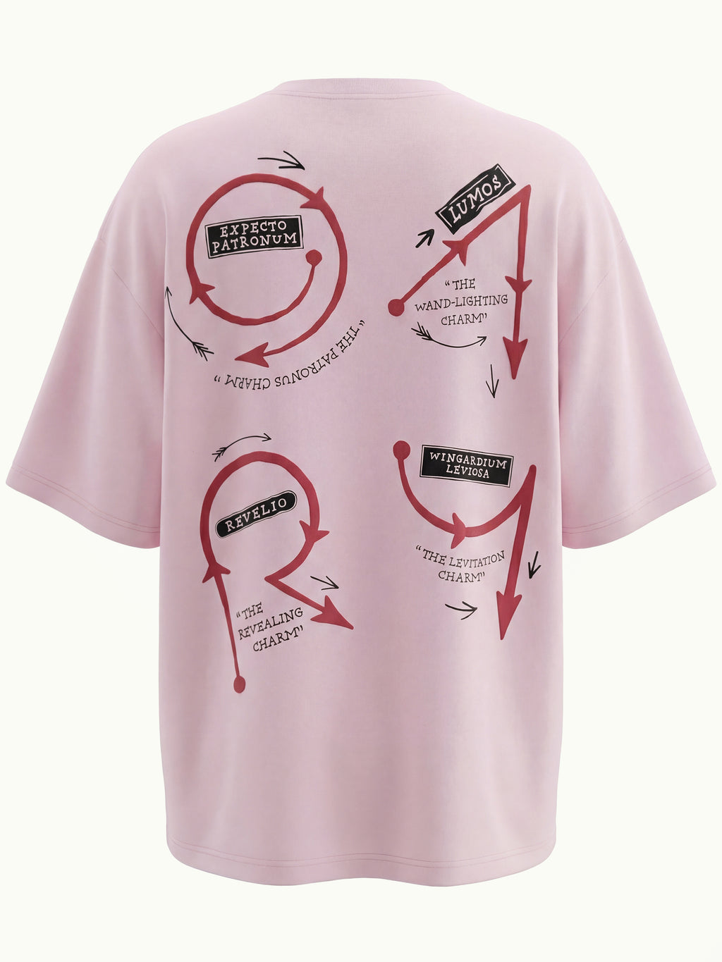 WB By Highlander Men Pink Harry Potter Printed Round Neck T-Shirt - Pink - Image 9