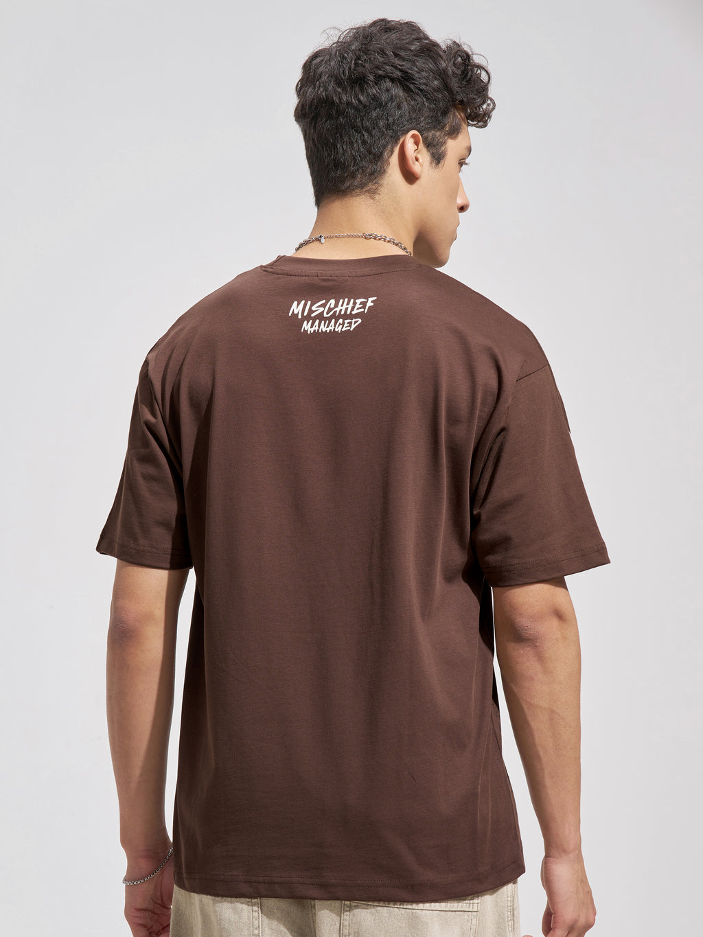 WB By Highlander Men Brown Harry Potter Printed Round Neck T-Shirt