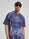 WB By Highlander Men Blue Harry Potter Printed Round Neck T-Shirt
